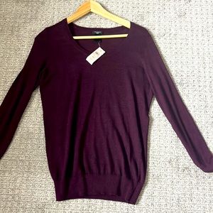 Ann Taylor Loft NWT Purple Long-sleeve